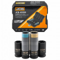 JCB Набор головок 4 пр. 1/2"(6-гр. и сорв.гр.) JCB-4035D