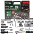 ROCK FORCE LIGHT Набор инструментов 108пр. 1/4" 3/8" 6pt RF LIGHT-41082-5DS