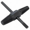 PARTNER Экстрактор двухсторонний для извлечения сломанной резьбы из труб 1/2"-3/4" в комплекте с воротком, набор 2пр. PA-EX-Y214