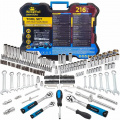 KINGTUL Набор инструментов 216пр. 1/4", 3/8", 1/2" (6гр.) KT-38841 EURO