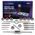 YATAFORCE Набор метрических метчиков и плашек 20пр. YF-M020-1