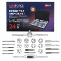 YATAFORCE Набор метрических метчиков и плашек 24пр. YF-M024-1