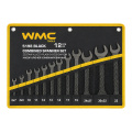WMC TOOLS Набор ключей комбинированный 12пр. WMC-5198 BLACK