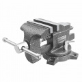 ROCK FORCE Тиски стальные поворотные с наковальней 100мм (4") RF-6540604U