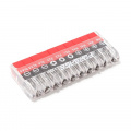 FORSAGE 1/4" набор бит 10пр. (PH.0,1,2,3, PZ.1,2,3, SL 4,5.5, 6.5мм - 25ммL) F-21010