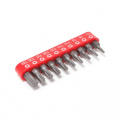 FORSAGE 1/4" набор бит-торкс 10пр. (T 7,8,9,10,15,20,25,27,30,40-25мм) F-21022
