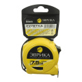 ЭВРИКА Рулетка ER-04175 7.5м 25мм YELLOW пластиковый корпус, фиксатор, держатель NEW