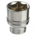 LIGE Головка торцевая 25мм 1/2" 6-гранная L-40мм LG-43125