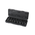 LIGE Набор головок-бит TORX ударных 1/2", 8пр.(T30,T40,T45,T50,T55,T60,T70,T80) ,в кейсе LG-S44608