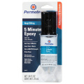 Клей эпоксидный 5мин. универсальный прозрачный (сдвоенный шприц) 25мл PERMATEX