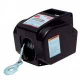 ROCK FORCE Лебедка электрическая автомобильная 12В, 300W, 900кг (крепление за "фаркоп", стальной трос-10м) RF-TRC9202