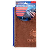 FORSAGE Салфетка чистящая микрофибра с логотипом 30*30 см (3шт/уп) F-NHE33 VOLVO