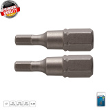 HOGERT TECHNIK Биты HEX 3, 25 мм, 2 шт. HT1S343