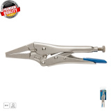 HOGERT TECHNIK Клещи зажимные, удлиненные прямые губки 225 мм HT1P384
