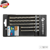 HOGERT TECHNIK Набор сверл по бетону SDS+, 5 шт. HT6D370