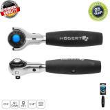 HOGERT TECHNIK Трещотка с поворотной головкой, 1/4", 72 зубца HT1R373