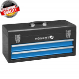 HOGERT TECHNIK Ящик металлический инструментальный, 2 выдвижные секции HT7G074