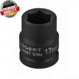 HOGERT TECHNIK Головка торцевая ударная шестигранная 1/2", 17 мм, DIN 3121, CrMo HT4R067
