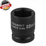 HOGERT TECHNIK Головка торцевая ударная шестигранная 1/2", 22 мм, DIN 3121, CrMo HT4R072