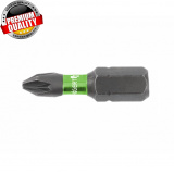 HOGERT TECHNIK Биты ударные PZ0, 25 мм, сталь S2, 5 шт. HT1S125