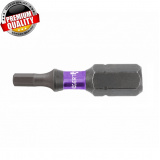 HOGERT TECHNIK Биты ударные HEX 5, 25 мм, сталь S2,  5 шт. HT1S147