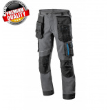 HOGERT TECHNIK TAUBER Брюки рабочие 4-way stretch темно-серые S (48) HT5K812-S