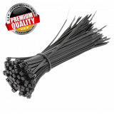 HOGERT TECHNIK Нейлоновые стяжки 2,5 x 140 мм, 100 шт., черные HT2C701