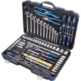 FORSAGE 1/4"&1/2" Набор инструмента 124пр. (6гр.)(4-32мм) F-41241-5
