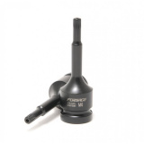 FORSAGE 1/2" головка-бита SPLINE глубокая ударная M6 с отверстием F-24807806T