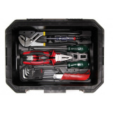 WMC TOOLS Набор инструментов универсальный 7пр.(набор шестигранников,отвертка-2 шт,отвертка индикаторная,пассатижи переставные, кусачки,нож)в лотке 50707WMC