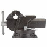 FORSAGE Тиски стальные поворотные с наковальней 3"-80мм F-6540303