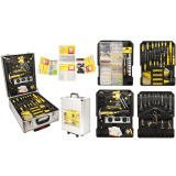 WMC TOOLS Набор инструментов 1400пр.1/2''(6-гр.) (10-24мм, ключи 6-17мм,шарнирно-губцевый,биты,отвертки,расходник), ''Дорожный кейс'' 301400