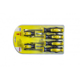 WMC TOOLS Набор отверток 6пр.(SL:5х75мм,6х100мм,6х38мм;PH:1х75мм,2х100мм,2х38мм),в блистере WMC-2064