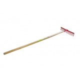 WMC TOOLS Грабли с деревянной рукояткой(14-зуб., L-1220мм, ширина-350мм) TG2203006