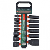 ROCK FORCE Набор головок ударных комбинированный 14пр.,1/2"(короткие:10,12-15,27,30,32мм;глубокие:17,19,21,22,24,36мм),на пластиковом держателе RF-4149MPB