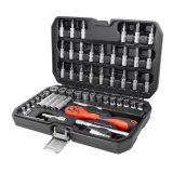 DISEN Набор инструментов  56пр 1/4''(6гр) (4-14мм, Е4-Е10) DISEN-1056