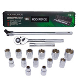 ROCK FORCE Набор инструментов 17пр1/2"(6гр)(10-27мм) RF-4172-5