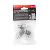 FORCEKRAFT Штуцера пневматические для быстроразъема 1/2", набор 3пр. FK-SE12-3