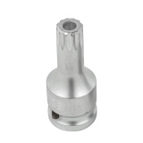 ROCK FORCE Головка-бита SPLINE с отверстием M14 (L-60мм)1/2'' RF-24806014B