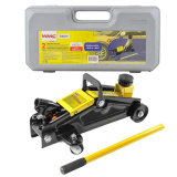 WMC TOOLS Домкрат подкатной гидравлический 2т (h min 135мм, h max 320мм) в кейсе WMC-TA82007