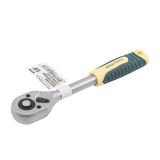 ROCK FORCE Трещотка реверсивная с резиновой ручкой 3/8" RF-80232W