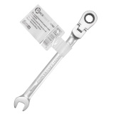 FORCEKRAFT Ключ комбинированный трещоточный с шарниром 8мм FK-75708F