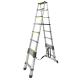 FORSAGE Стремянка телескопическая алюм. бытовая 3.5м (12+12 ступ.) F-UP350-2