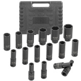 FORSAGE Набор головок ударных глубоких, 16пр.,1/2"(10-19, 21, 22, 24, 27, 30, 32мм),в кейсе F-4169-5MPB