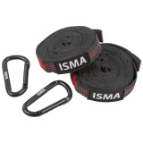 ISMA Лента для крепления гамака с карабинами ISMA-HS-002