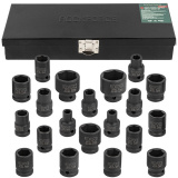 ROCK FORCE Набор головок ударных 20пр.,1/2"(8-24, 27, 30, 32мм), в металлическом кейсе RF-4203-5MPB