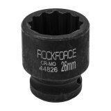 ROCK FORCE Головка ударная 25мм 12гр. 1/2" RF-44825