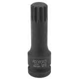 ROCK FORCE Головка-бита SPLINE глубокая ударная M18, 1/2" RF-24807818MPB