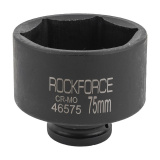 ROCK FORCE Головка ударная 3/4", 75мм (6гр.) RF-46575