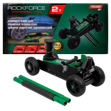 ROCK FORCE Домкрат подкатной гидравлический 2т (h min 155мм, h max 575мм) RF-TH33007 MT